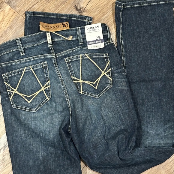 R.E.A.L. Mid Rise Stretch Icon Stackable Straight Leg Jean - Picture 1 of 5